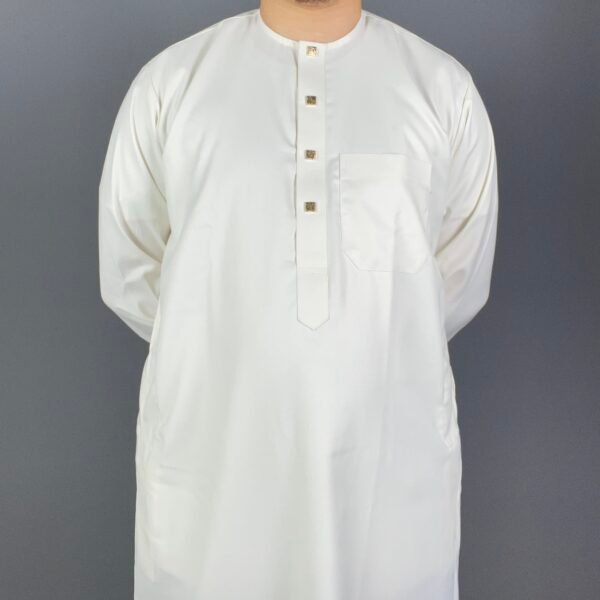 Qamis Royal | blanc