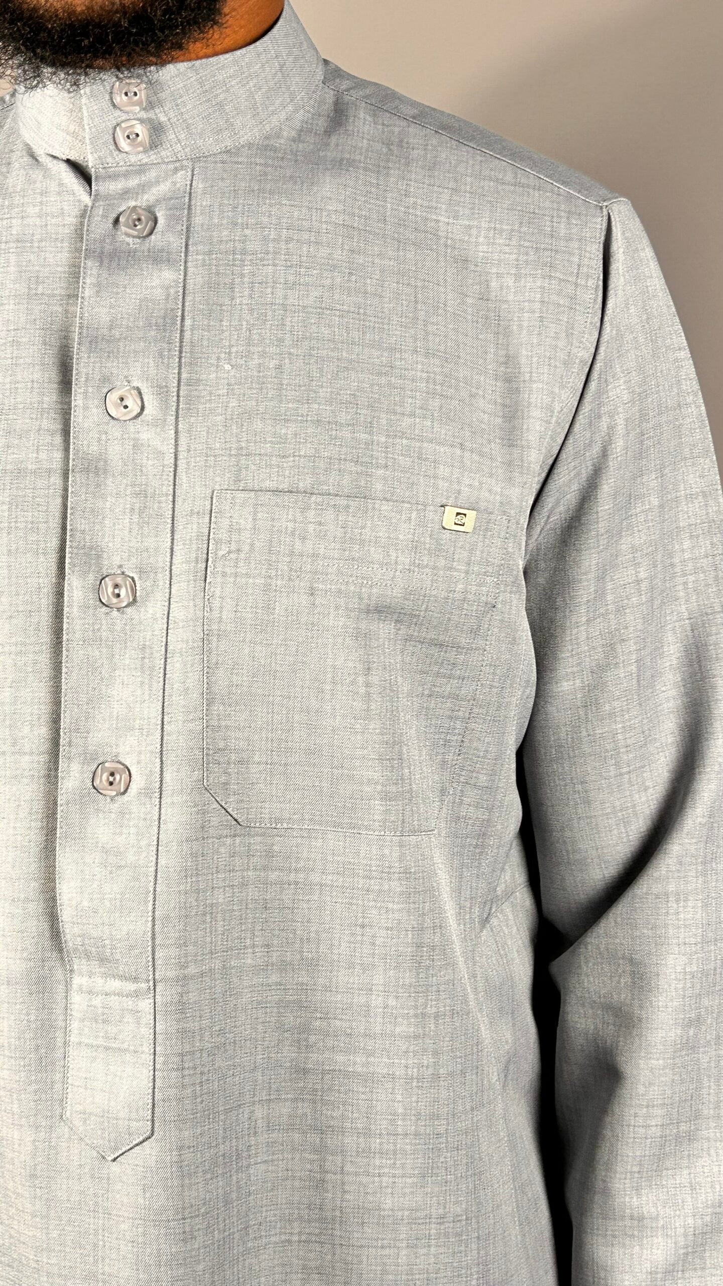 Qamis Madina | Gris – Image 2