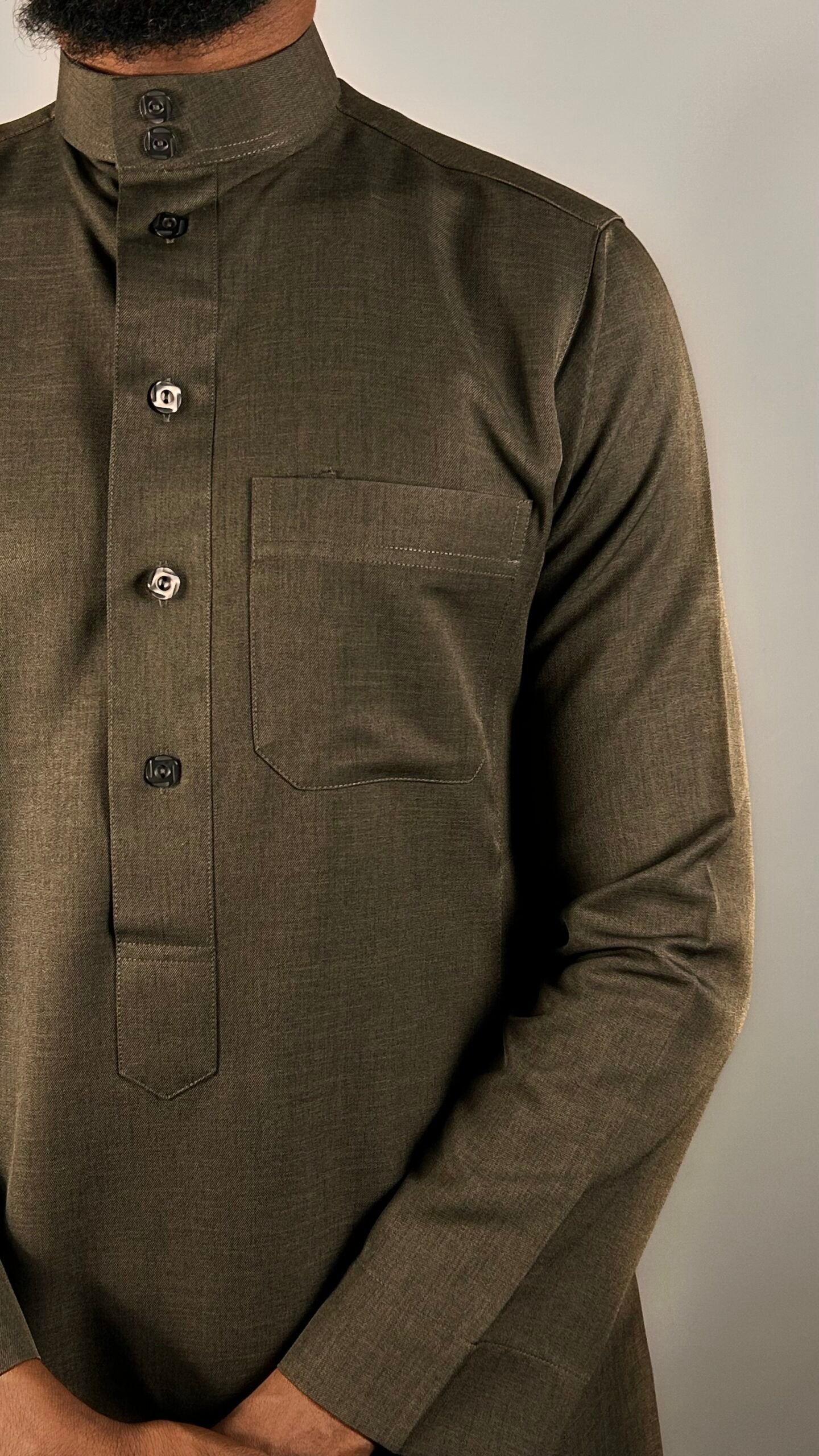 Qamis Madina | Vert Brun – Image 2