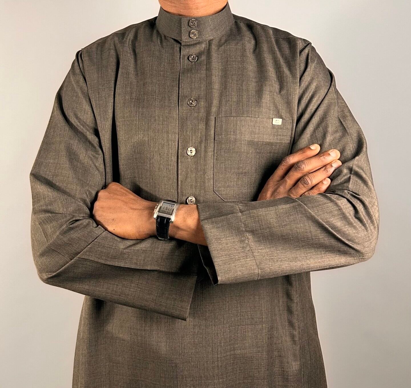 Qamis Madina | Marron – Image 3