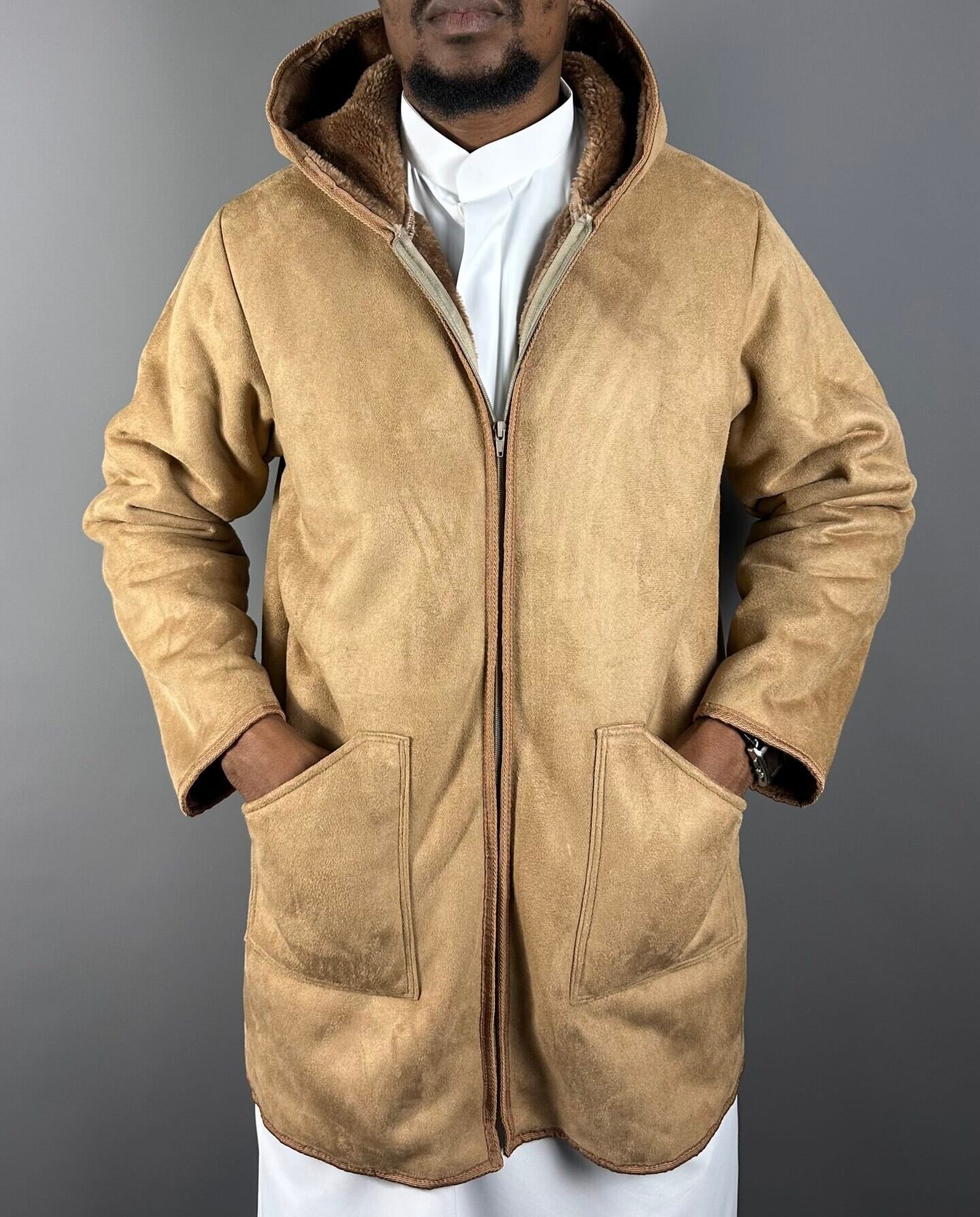 Veste Farwa à capuche