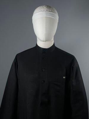 Qamis Madina | Noir