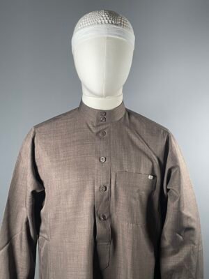 Qamis Madina | Marron Clair