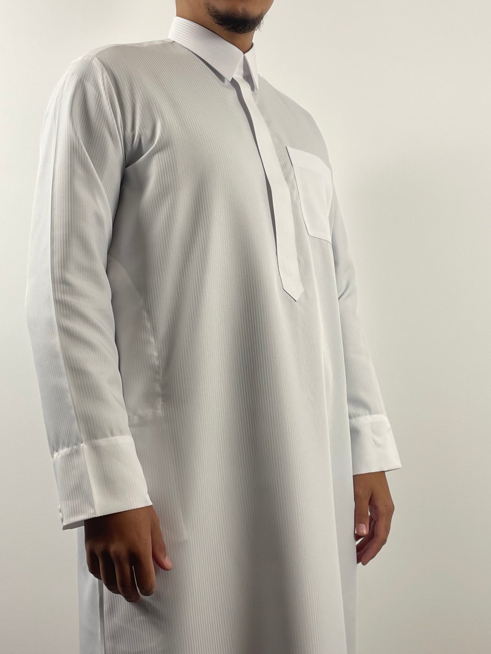 Qamis Rawdah | blanc – Image 2